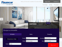 Tablet Screenshot of financar.com.co